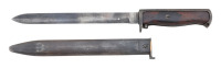 Norwegian M1916 Krag Jorgensen Bayonet and Scabbard
