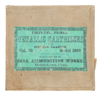 Collectible Sage Ammunition Works 56-50 Spencer Model 1865 Cartridges