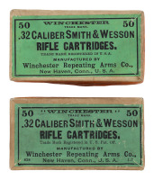 Pair of Collectible Winchester .32 S&W Rifle Cartridge Boxes