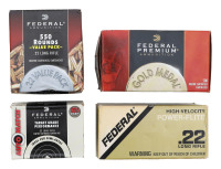Assorted Federal 22 Long Rifle Ammunition