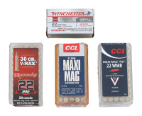 Assorted 22 Winchester Magnum Ammunition