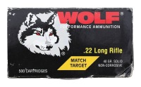 Wolf 22 LR Match Target