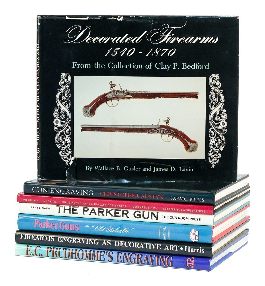 Six Firearm Engraving Books