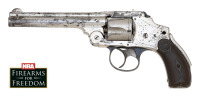 Smith & Wesson Third Model 38 Safety Hammerless Double Action Revolver