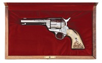Custom Engraved Colt Single Action Army Revolver