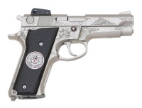 Factory Engraved Smith & Wesson Model 559 NAFLFD Tenth Anniversary Semi-Auto Pistol Enhanced by Ken Hurst Firearms