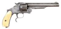 Smith & Wesson No. 3 Second Model Russian Commercial Revolver Cut For Shoulder Stock
