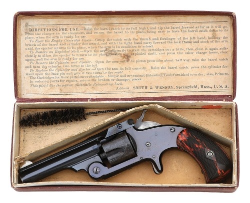 Smith & Wesson No. 1 1/2 Single Action Revolver with Box