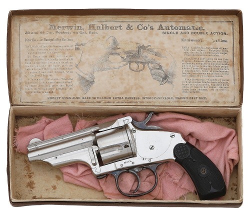Merwin, Hulbert & Co. 38 Single Action Pocket Revolver with Box