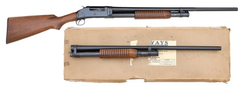 Winchester Model 97 Slide Action Shotgun Two Barrel Set with Box
