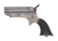 Engraved Sharps Model 1A Pepperbox - 2
