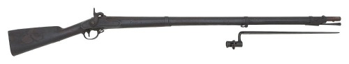 Nice Untouched U.S. Model 1842 Percussion Musket by Springfield Armory with Bayonet