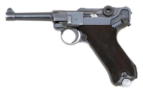 German P.08 Luger S/42 Coded Pistol by Mauser