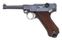 German P.08 Luger Pistol by DWM with Unit Marking