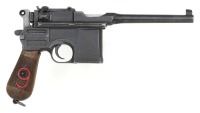 German Army Mauser C96 Red Nine Semi-Auto Pistol - 2