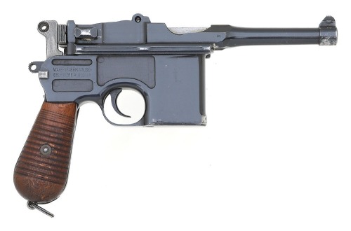 Mauser C96 Reworked 1920 Luger Sight Semi-Auto Pistol
