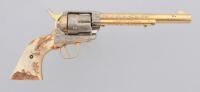 Custom Engraved Colt Single Action Army Revolver