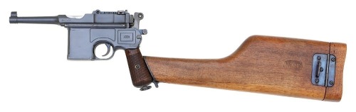 Mauser C96 Bolo Semi-Auto Pistol with Stock