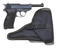 German P.38 ac-Coded Semi-Auto Pistol by Walther with Holster - 2