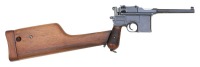 Mauser C96 Pre-War Commercial Pistol with Matching Holster- Stock - 2