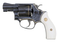 Attractive Smith & Wesson Custom Engraving Department Model 36 Chiefs Special Revolver by Wayne D'Angelo - 2
