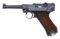 Rare German P.08 Luger Mauser Banner Police Pistol