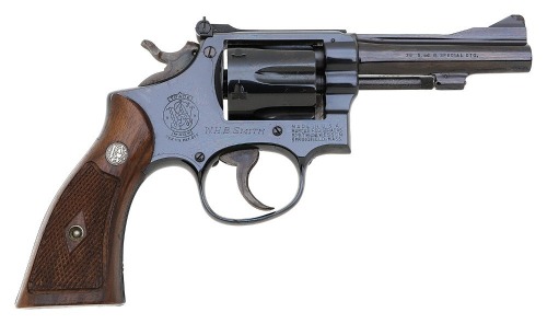 Smith & Wesson K-38 Combat Masterpiece Revolver Identified To W.H.B. Smith
