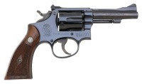 Smith & Wesson K-38 Combat Masterpiece Revolver Identified To W.H.B. Smith