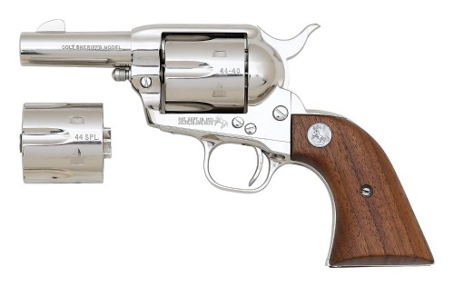 Excellent Colt Third Generation Sheriff's Model Single Action Army Convertible Revolver