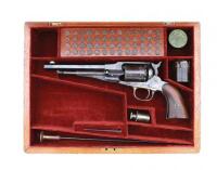 Remington New Model Single Action Belt Revolver with Extra Cylinder & Custom Casing