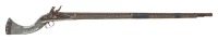 Middle Eastern Flintlock Jezail Musket with Ornate Inlays