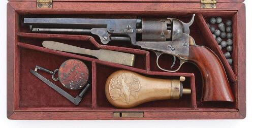 Cased Colt Model 1849 Pocket Percussion Revolver