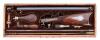 Fine Cased Percussion Bench Rest Rifle by Joseph Tonks of Boston - 4