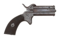 Belgian Swivel Barrel Pinfire Pocket Pistol