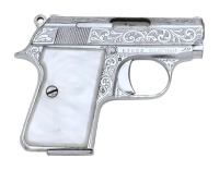 Engraved Astra Model 2000 Cub Semi-Auto Pistol