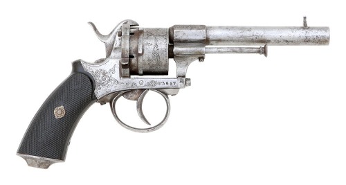 French LeFaucheux-Style Pinfire Revolver