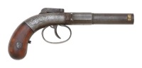 Allen & Thurber Double Action Bar Hammer Single Shot Percussion Pistol