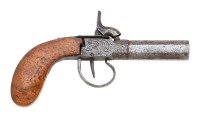 Unmarked Belgian Center Hammer Percussion Pistol