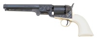 Engraved Model 1851 Navy Percussion Revolver by Pietta