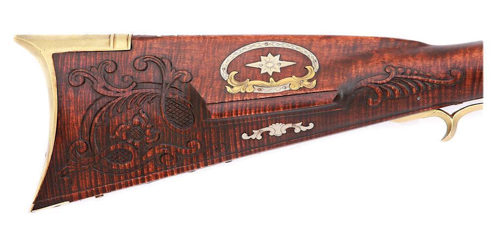 Phil Shoemaker Rifle Exceptional Contemporary Flintlock Fullstock Sporting Rifle by Phil ...