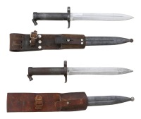 Pair of Swedish M1896 Mauser Bayonets