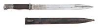German M1884/98 Sawback Bayonet by Samson Werk