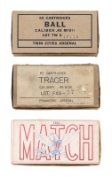Assorted 45 ACP Match, Twin Cities Arsenal and Frankford Arsenal Ammunition