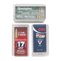 Assorted 17 HMR Ammunition