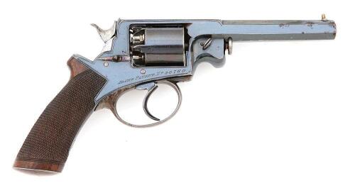 Lovely Adams Patent Double Action Percussion Revolver with Robert Adams Retailer Markings