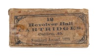 Collectible Frankford Arsenal 1879-Dated .45 Cal Ball Cartridges