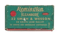 Collectible Remington Kleanbore 32 S&W Cartridges