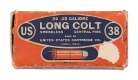 Collectible U.S. Cartridge Company .38 Long Colt Cartridges