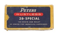 Vintage Peters 38 Special Cartridges