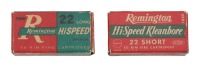 Pair of Remington .22 Long and .22 Short Cartridges